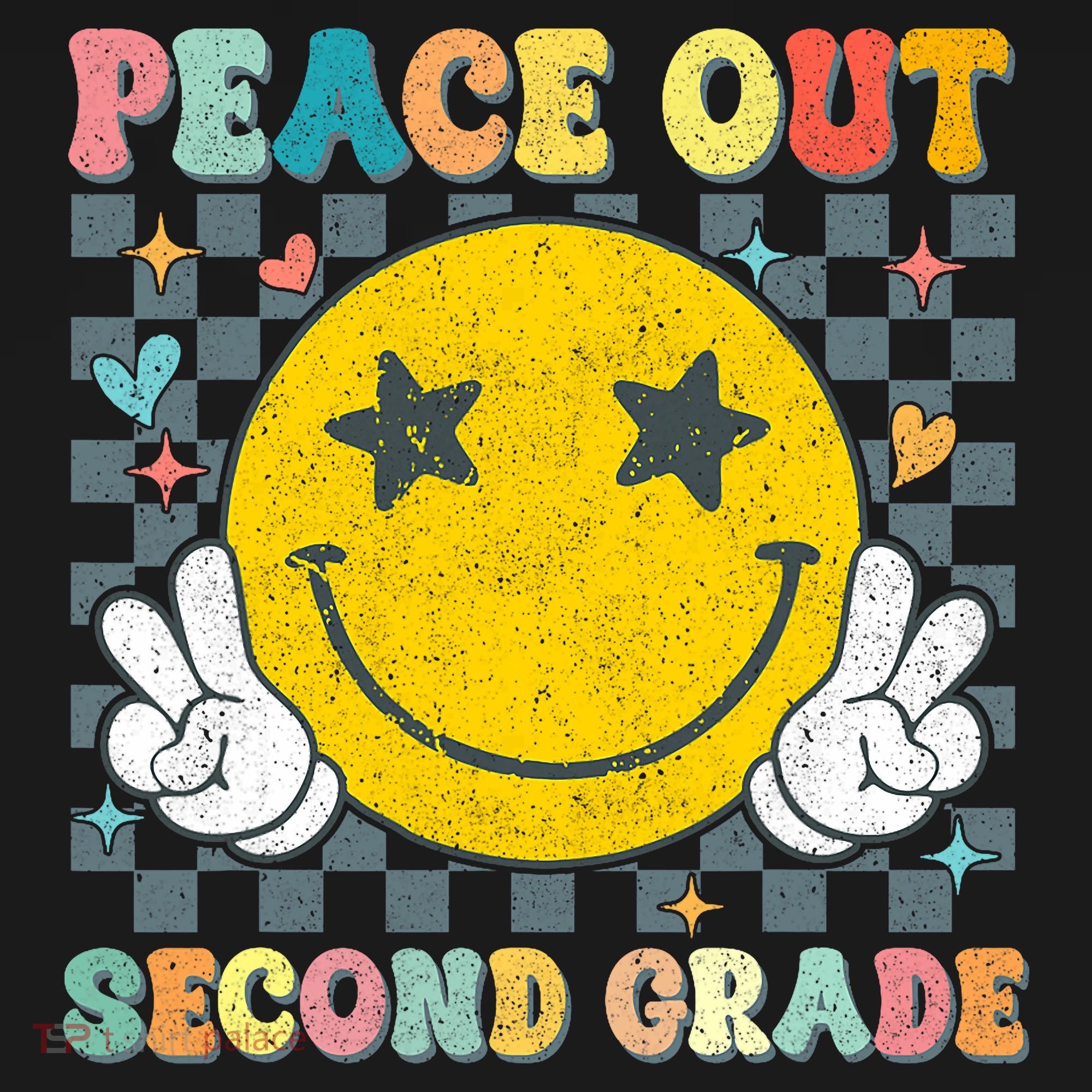 Peace Out 2nd Grade Graduation Last Day School Second Grade  Coaster