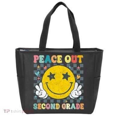 Peace Out 2nd Grade Graduation Last Day School Second Grade  Bag