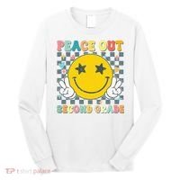 Peace Out 2nd Grade Graduation Last Day School Second Grade  Long Sleeve Shirt thumb 0