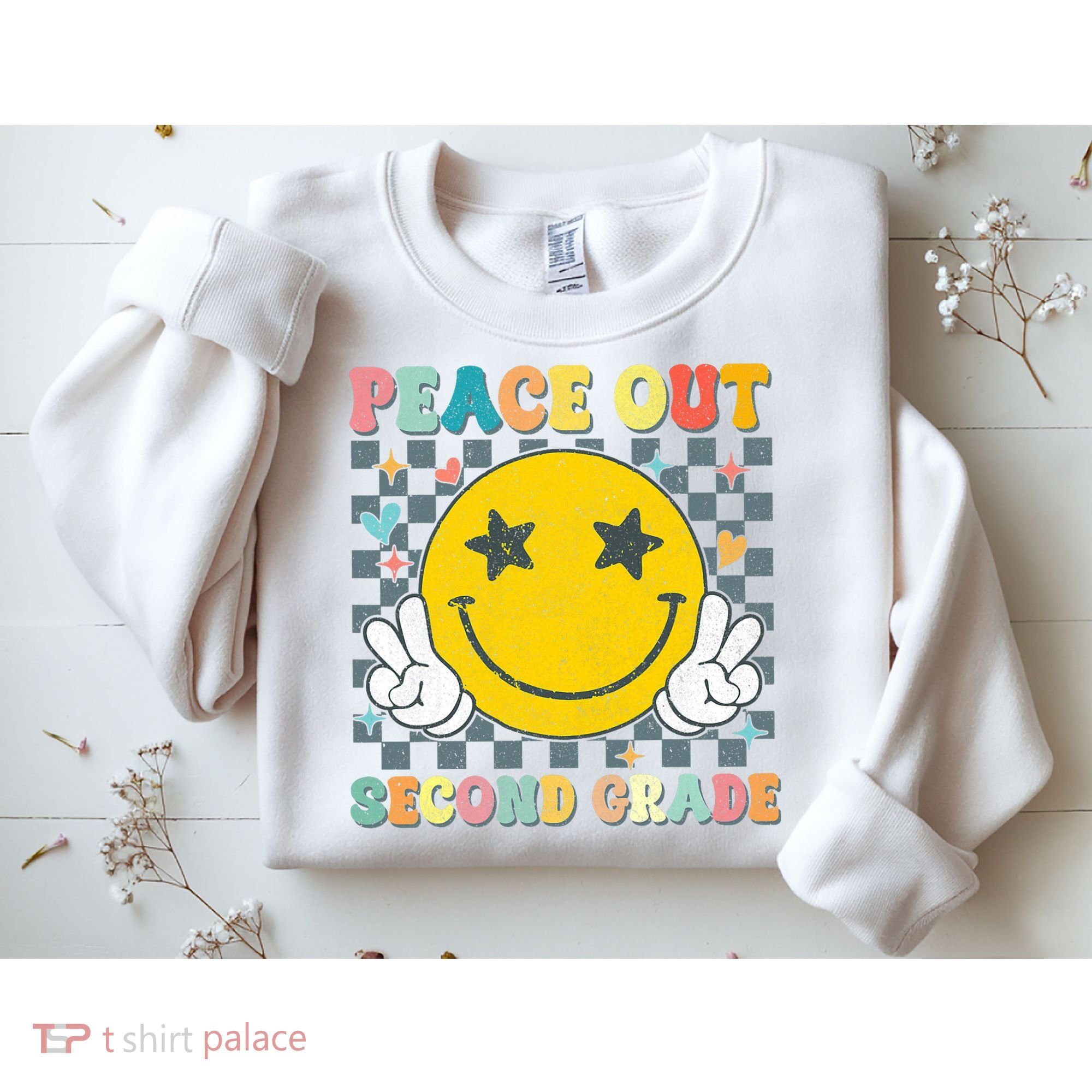 Peace Out 2nd Grade Graduation Last Day School Second Grade  Sweatshirt