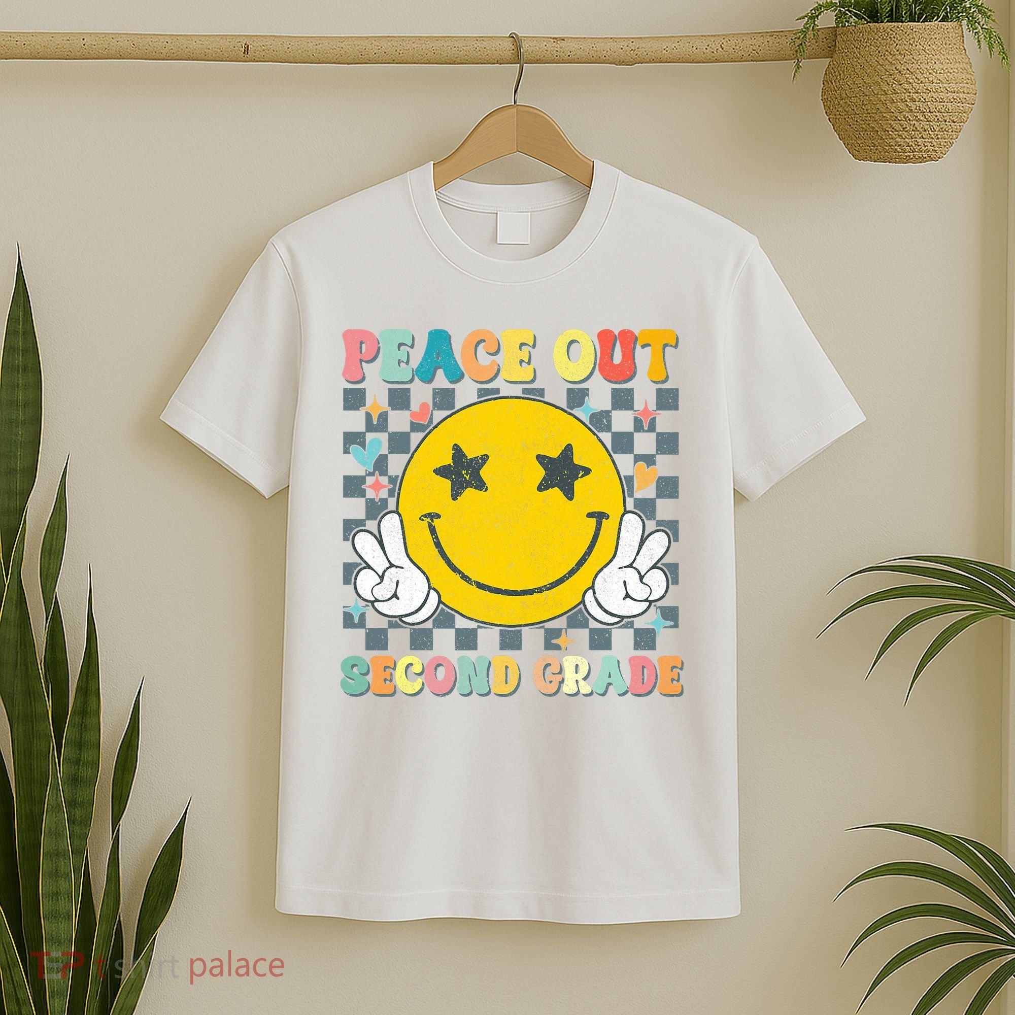 Peace Out 2nd Grade Graduation Last Day School Second Grade  T-Shirt