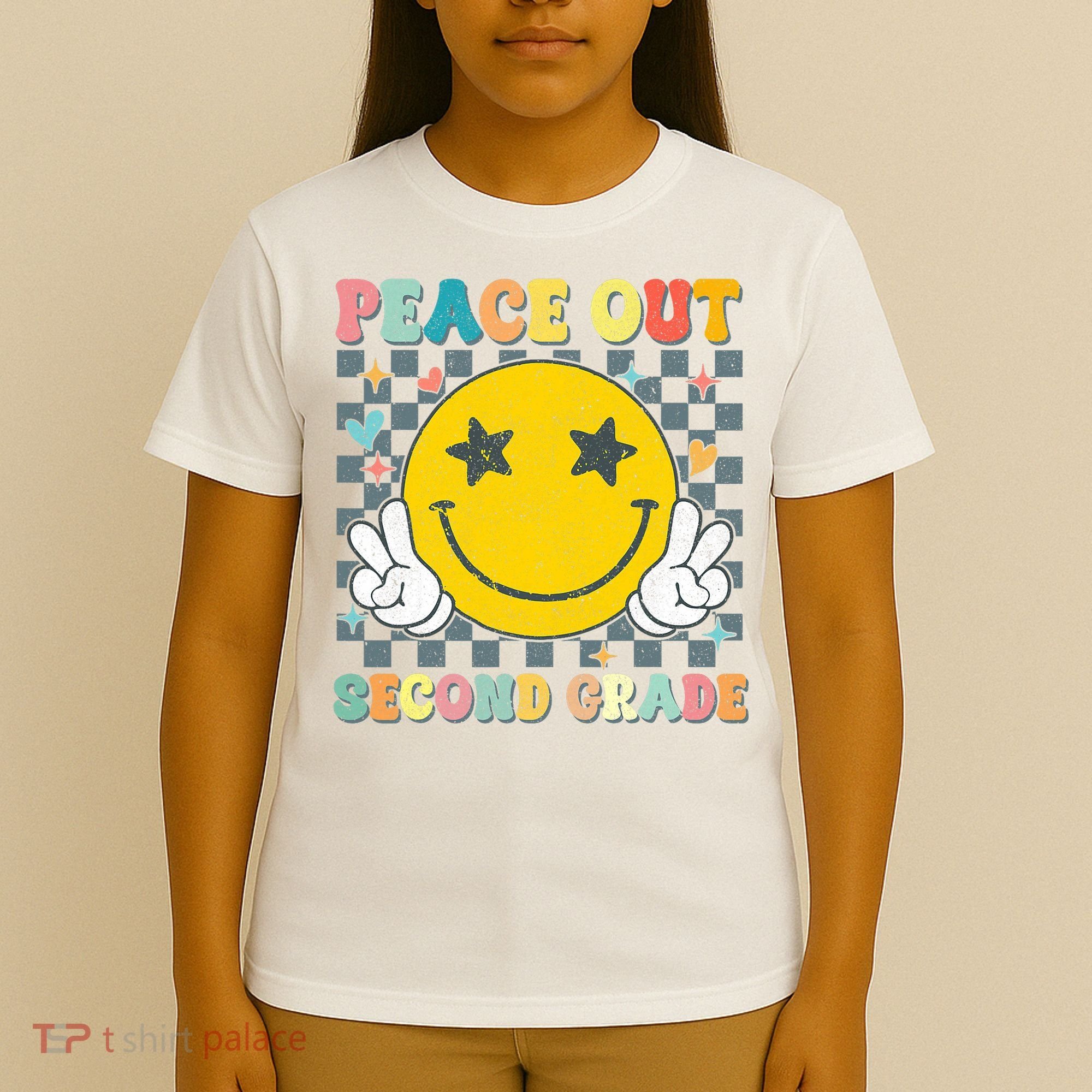 Peace Out 2nd Grade Graduation Last Day School Second Grade  T-Shirt