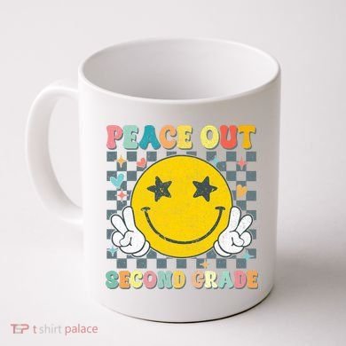 Peace Out 2nd Grade Graduation Last Day School Second Grade  Coffee Mug