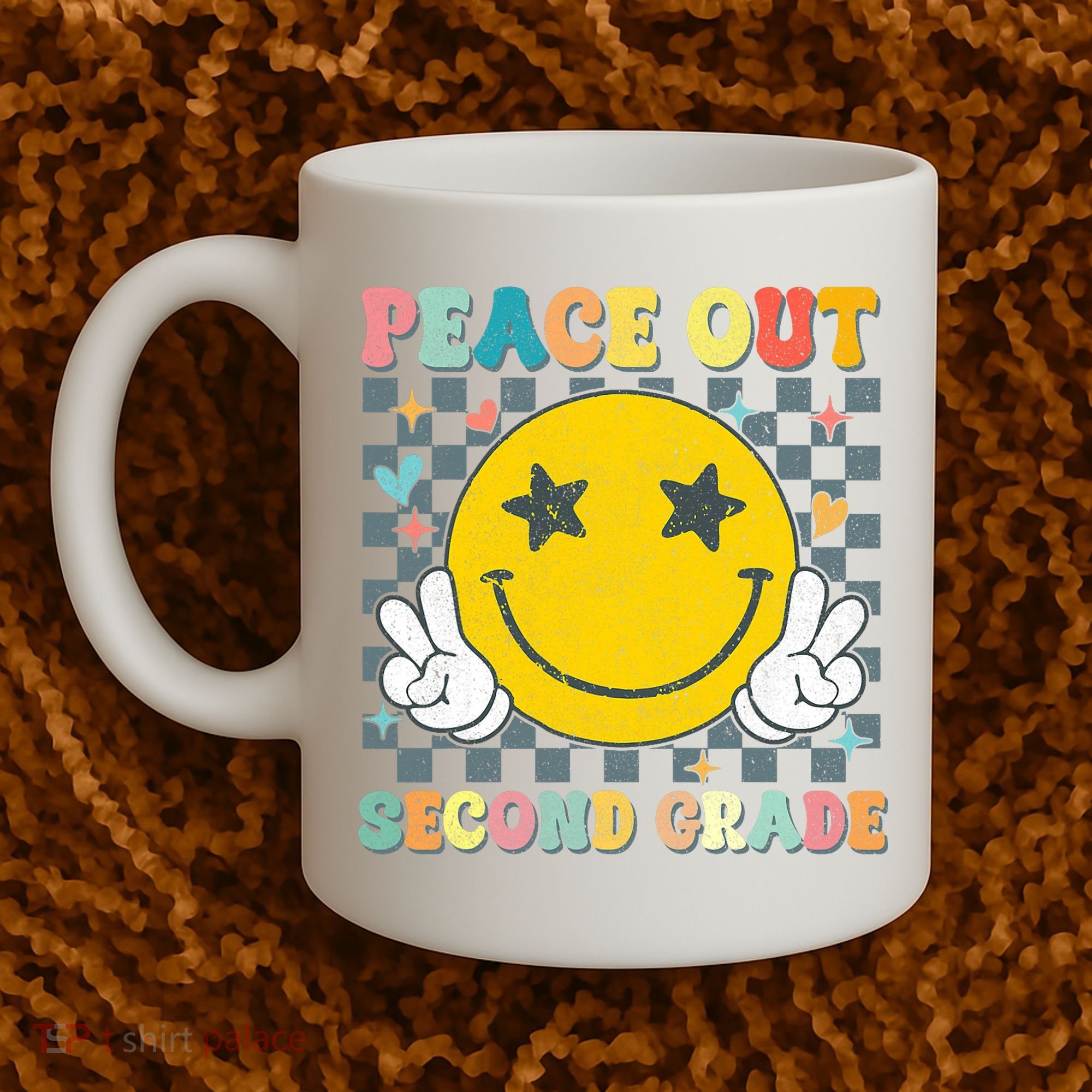 Peace Out 2nd Grade Graduation Last Day School Second Grade  Coffee Mug