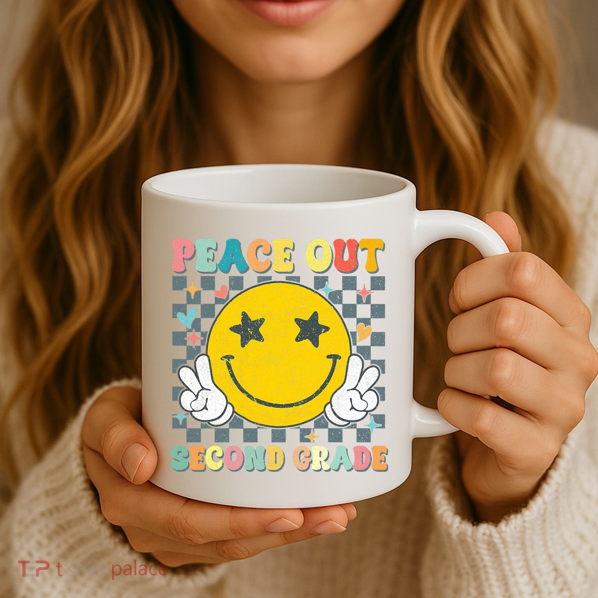 Peace Out 2nd Grade Graduation Last Day School Second Grade  Coffee Mug