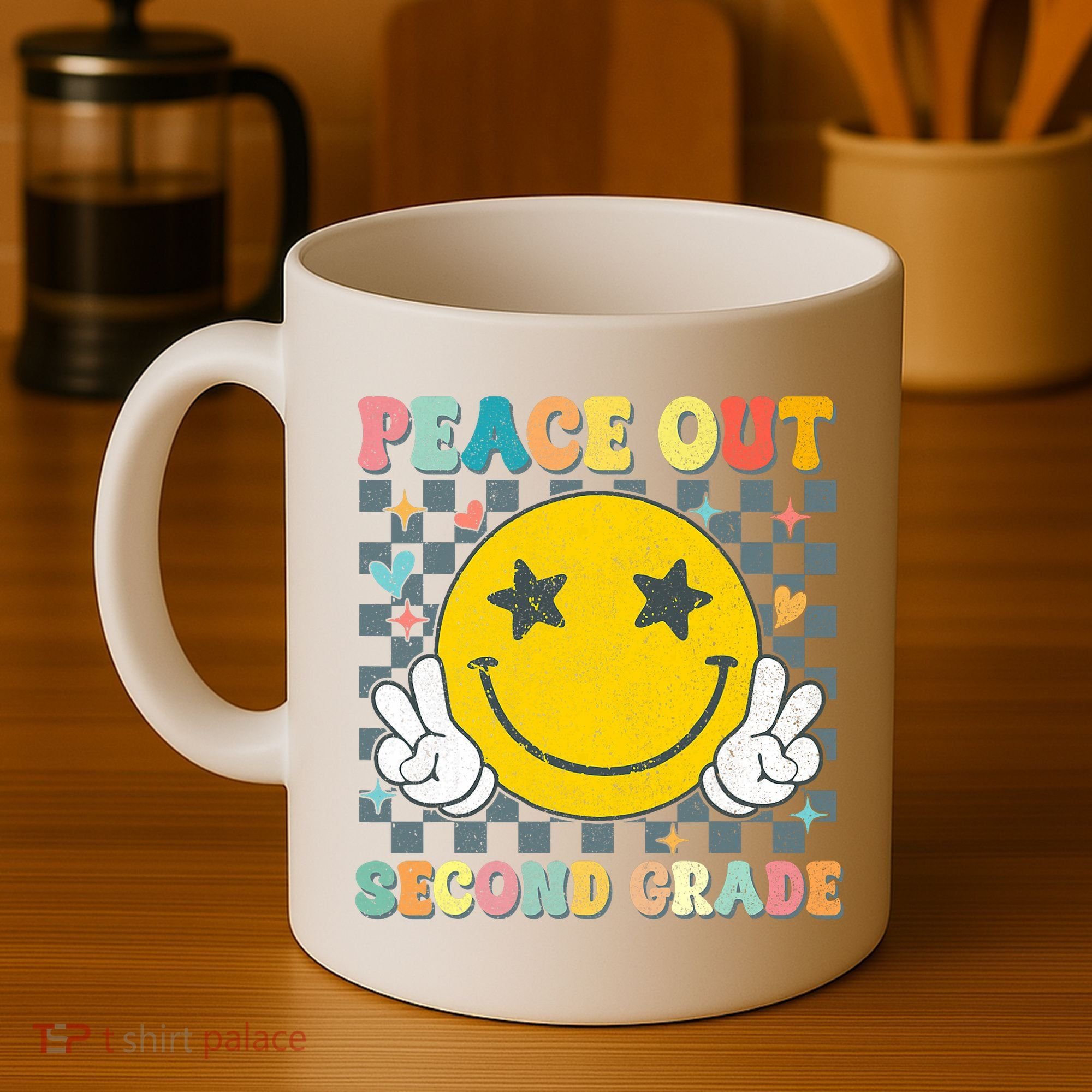 Peace Out 2nd Grade Graduation Last Day School Second Grade  Coffee Mug