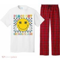 Peace Out 2nd Grade Graduation Last Day School Second Grade  Pajama Set thumb 0