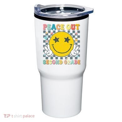 Peace Out 2nd Grade Graduation Last Day School Second Grade  Tumbler