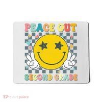 Peace Out 2nd Grade Graduation Last Day School Second Grade  Mousepad thumb 0