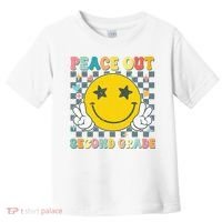 Peace Out 2nd Grade Graduation Last Day School Second Grade  Toddler T-Shirt thumb 0