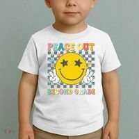 Peace Out 2nd Grade Graduation Last Day School Second Grade  Toddler T-Shirt thumb 2