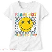 Peace Out 2nd Grade Graduation Last Day School Second Grade  Women's T-Shirt thumb 0
