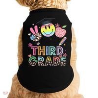 Peace Out 3rd Third Grade Graduation Last Day Of School Doggie Tank thumb 0