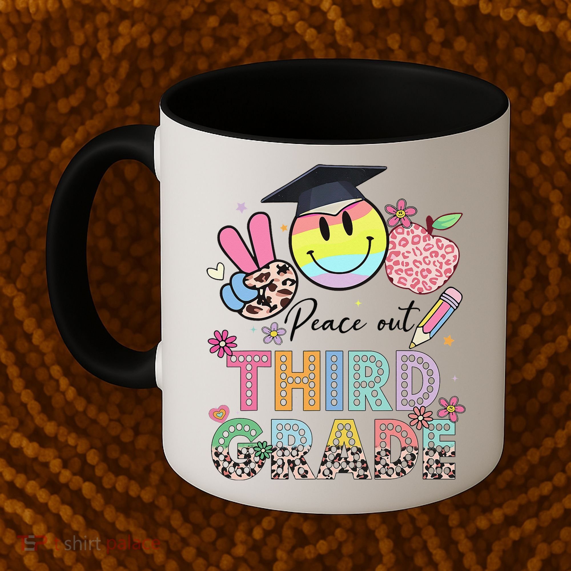 Peace Out 3rd Third Grade Graduation Last Day Of School Coffee Mug
