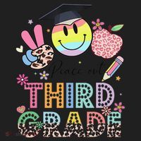 Peace Out 3rd Third Grade Graduation Last Day Of School Tumbler thumb 3
