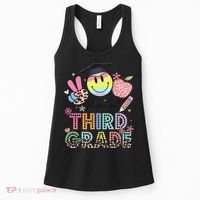 Peace Out 3rd Third Grade Graduation Last Day Of School Women's Tank Top thumb 0