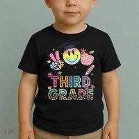 Peace Out 3rd Third Grade Graduation Last Day Of School Toddler T-Shirt thumb 2