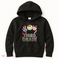 Peace Out 3rd Third Grade Graduation Last Day Of School Kids Hoodie thumb 0