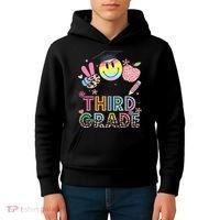 Peace Out 3rd Third Grade Graduation Last Day Of School Kids Hoodie thumb 4