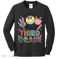 Peace Out 3rd Third Grade Graduation Last Day Of School Kids Long Sleeve Shirt thumb 0