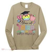 Peace Out 3rd Third Grade Graduation Last Day Of School Long Sleeve Shirt thumb 0