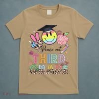 Peace Out 3rd Third Grade Graduation Last Day Of School T-Shirt thumb 5