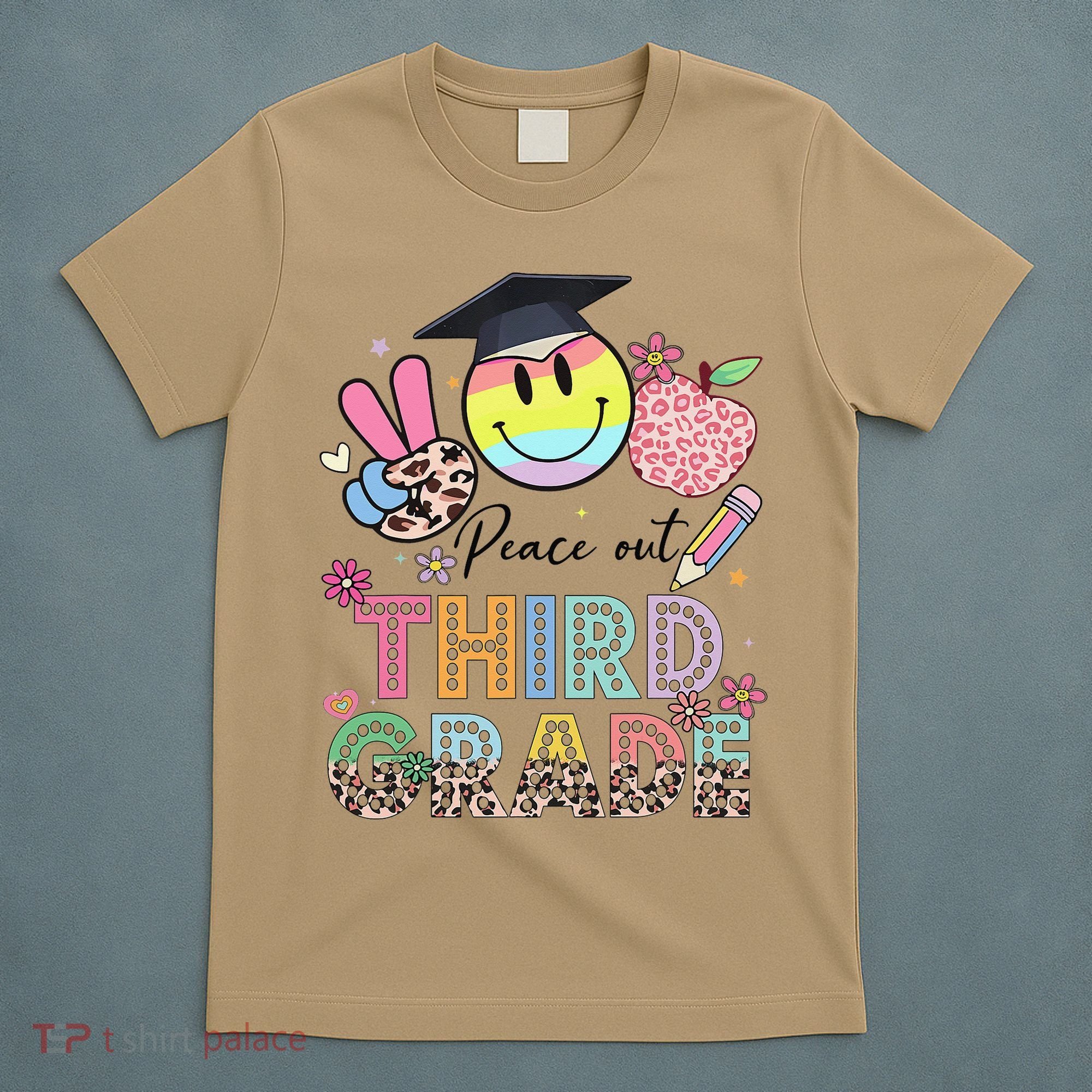 Peace Out 3rd Third Grade Graduation Last Day Of School T-Shirt