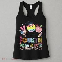 Peace Out 4th Fourth Grade Graduation Last Day Of School Women's Tank Top thumb 3