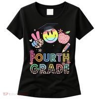 Peace Out 4th Fourth Grade Graduation Last Day Of School Women's T-Shirt thumb 0