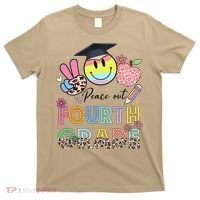 Peace Out 4th Fourth Grade Graduation Last Day Of School T-Shirt thumb 0