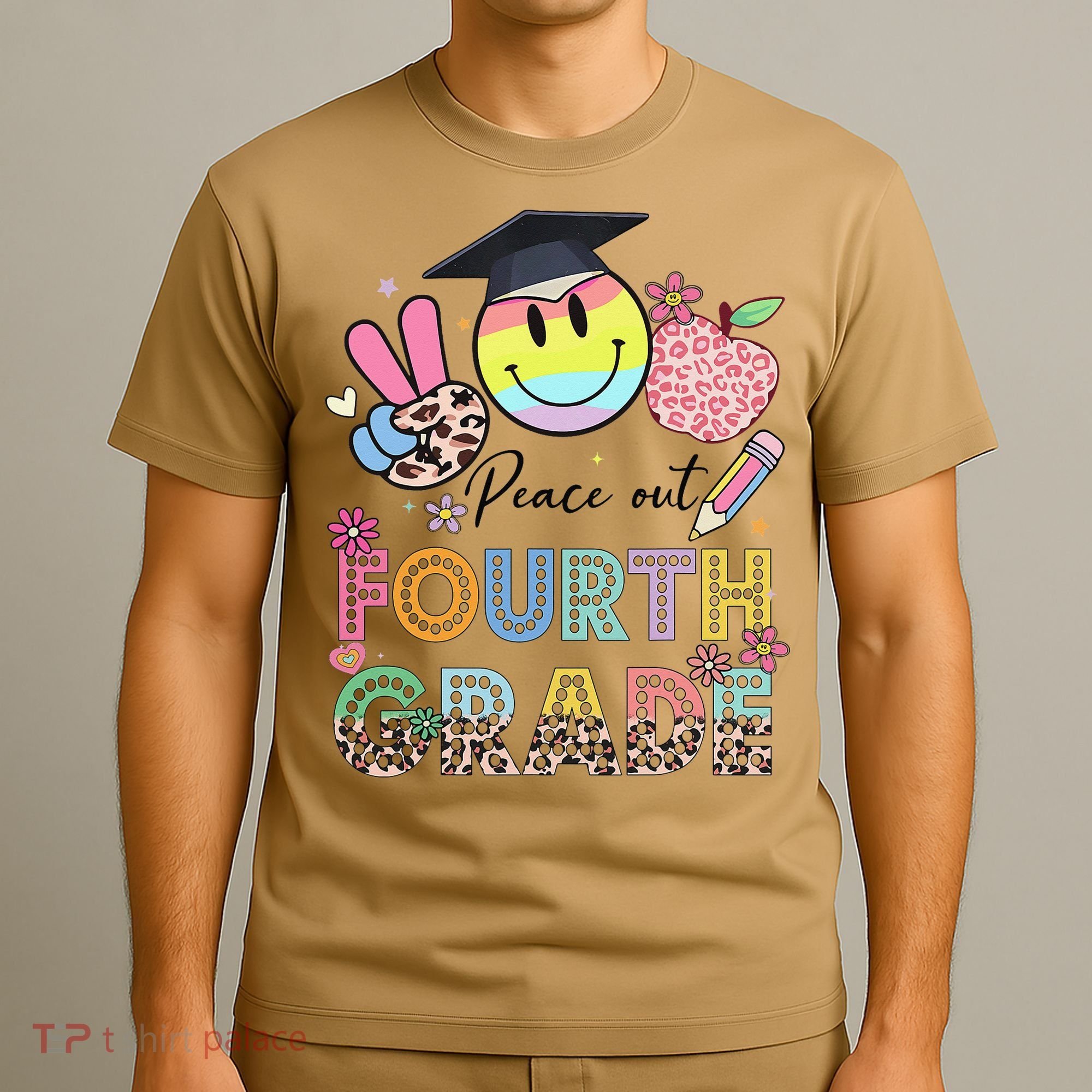 Peace Out 4th Fourth Grade Graduation Last Day Of School T-Shirt