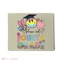 Peace Out 4th Fourth Grade Graduation Last Day Of School Mousepad thumb 0