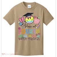 Peace Out 4th Fourth Grade Graduation Last Day Of School Kids T-Shirt thumb 0