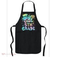 Peace Out 5th Grade Tie Dye Graduation Last Day Of School Apron thumb 0