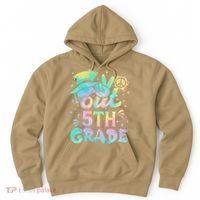 Peace Out 5th Grade Tie Dye Graduation Last Day Of School Hoodie thumb 0