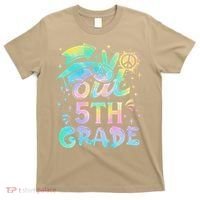 Peace Out 5th Grade Tie Dye Graduation Last Day Of School T-Shirt thumb 0
