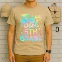 Peace Out 5th Grade Tie Dye Graduation Last Day Of School T-Shirt thumb 6