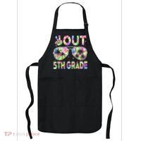 Peace Out 5th Grade Tie Dye Graduation Last Day Of School Apron thumb 0