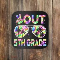 Peace Out 5th Grade Tie Dye Graduation Last Day Of School Coaster thumb 0