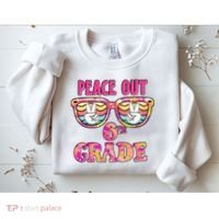Peace Out 6th Sixth Grade Graduation Last Day Of School Gift Sweatshirt thumb 2