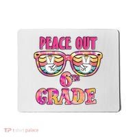 Peace Out 6th Sixth Grade Graduation Last Day Of School Gift Mousepad thumb 0