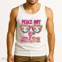 Peace Out 6th Sixth Grade Graduation Last Day Of School Gift Tank Top thumb 3