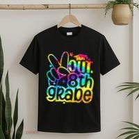 Peace Out 8th Grade Graduation Last Day Of School Tie Dye T-Shirt thumb 2