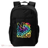 Peace Out 8th Grade Graduation Last Day Of School Tie Dye Backpack thumb 0