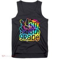 Peace Out 8th Grade Graduation Last Day Of School Tie Dye Tank Top thumb 0