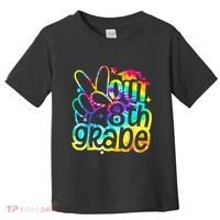 Peace Out 8th Grade Graduation Last Day Of School Tie Dye Toddler T-Shirt thumb 0