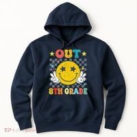 Peace Out 8th Grade Graduate Graduation Last Day Of School Hoodie thumb 0