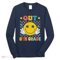Peace Out 8th Grade Graduate Graduation Last Day Of School Long Sleeve Shirt thumb 0