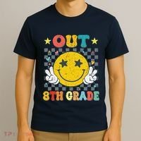 Peace Out 8th Grade Graduate Graduation Last Day Of School T-Shirt thumb 3