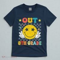 Peace Out 8th Grade Graduate Graduation Last Day Of School T-Shirt thumb 5